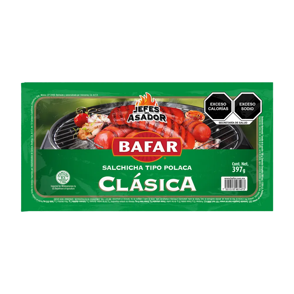 Salchicha Polaca Bafar 397 Gr