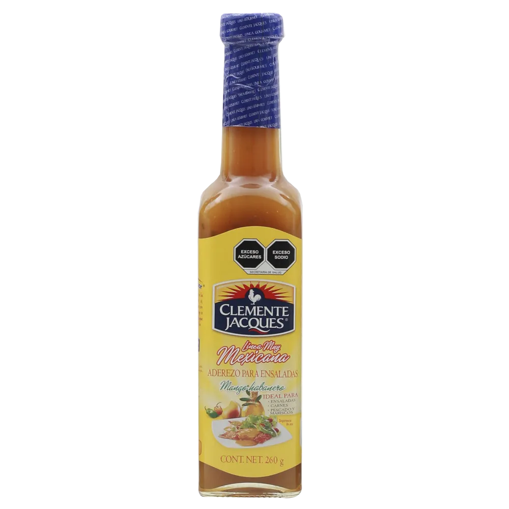 Aderezo Gourmet Mango Habanero Clemente Jaques 260 Gr