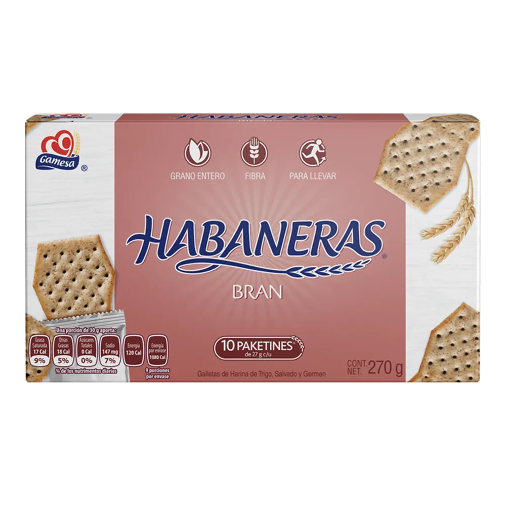 Galleta Habaneras Bran Gamesa 270 g
