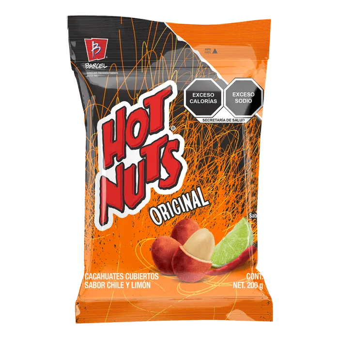 Cacahuates Enchilado Hot Nuts 200 g