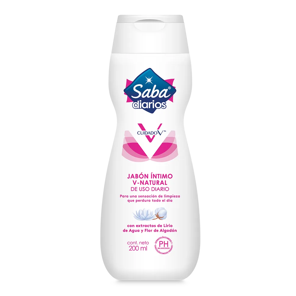 Jabon Intimo V-Natural Shampoo Intimo Saba 200 Ml