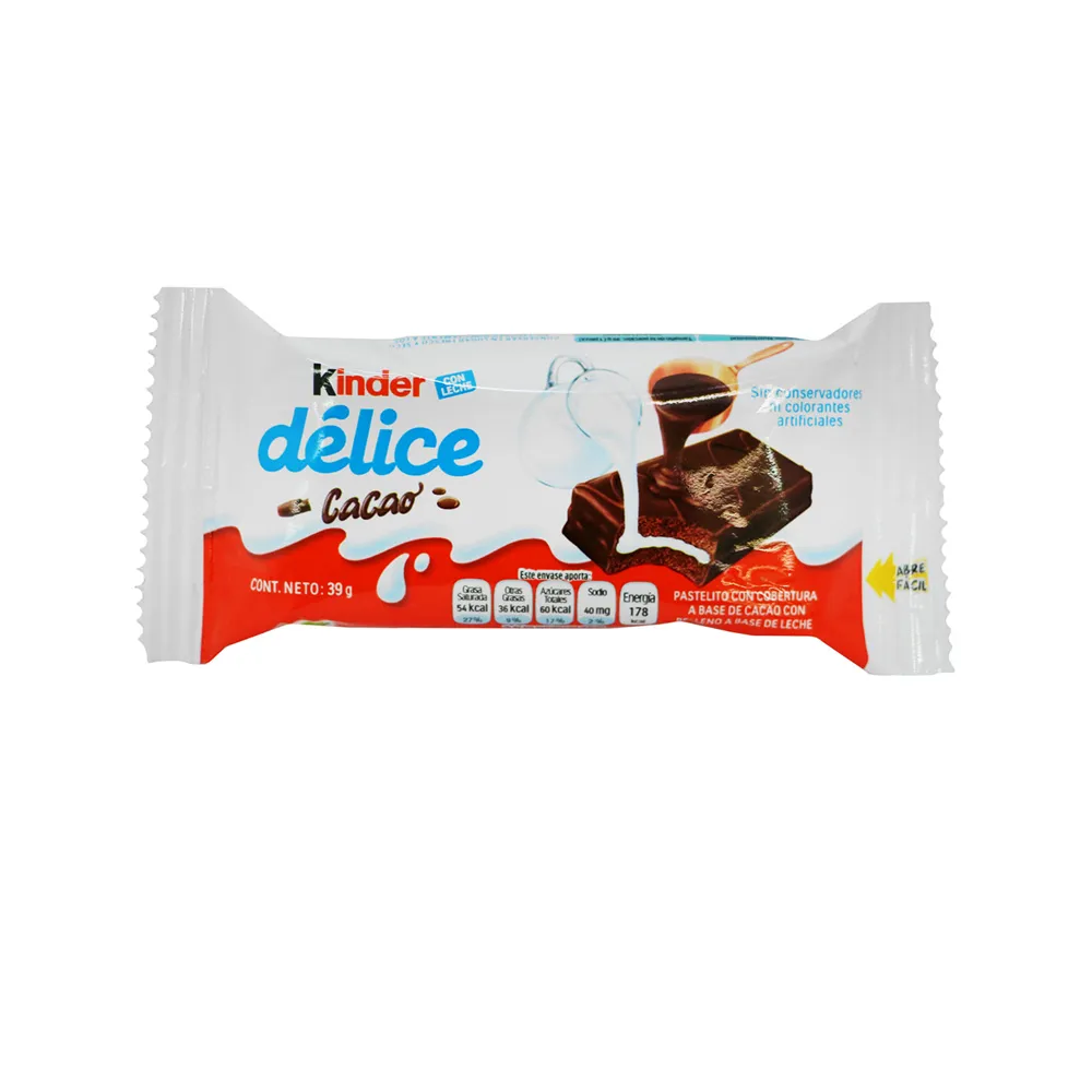 Pastelito Chocolate T1 Cacao Kinder Delice 39 g