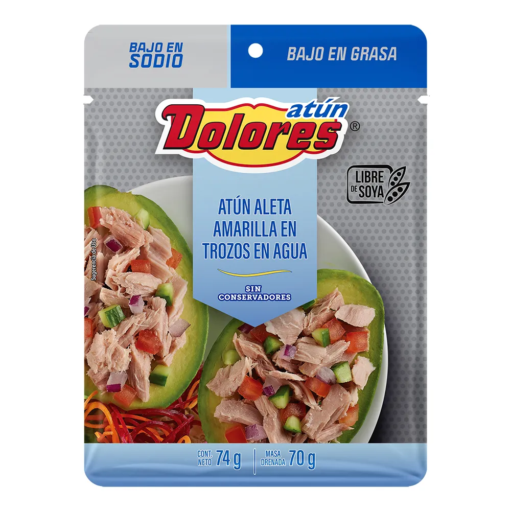 Atun En Agua Bajo En Sodio Dolores 74 g