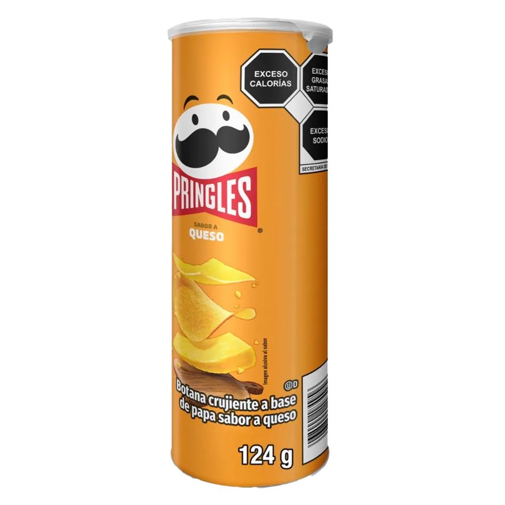Papas Queso Pringles 124 g
