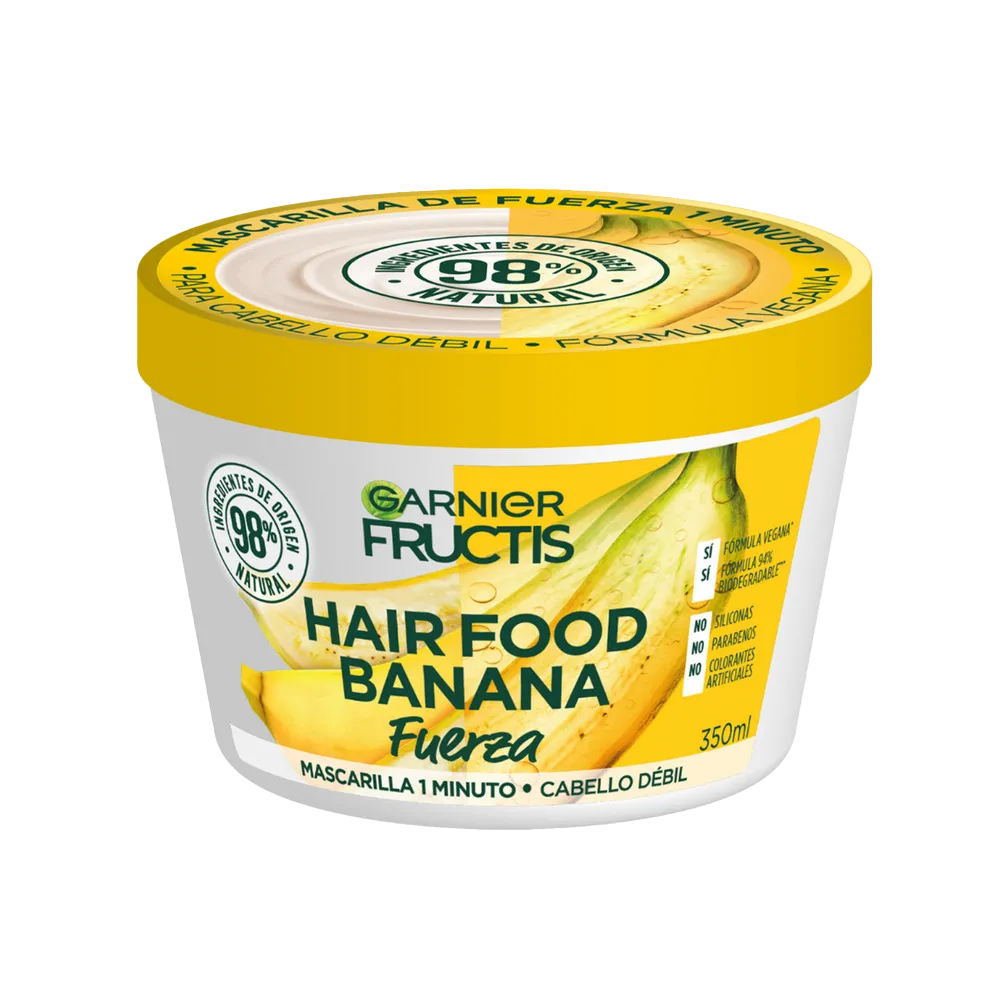 Mascarilla Tarro Banana Hairfood 350 Ml