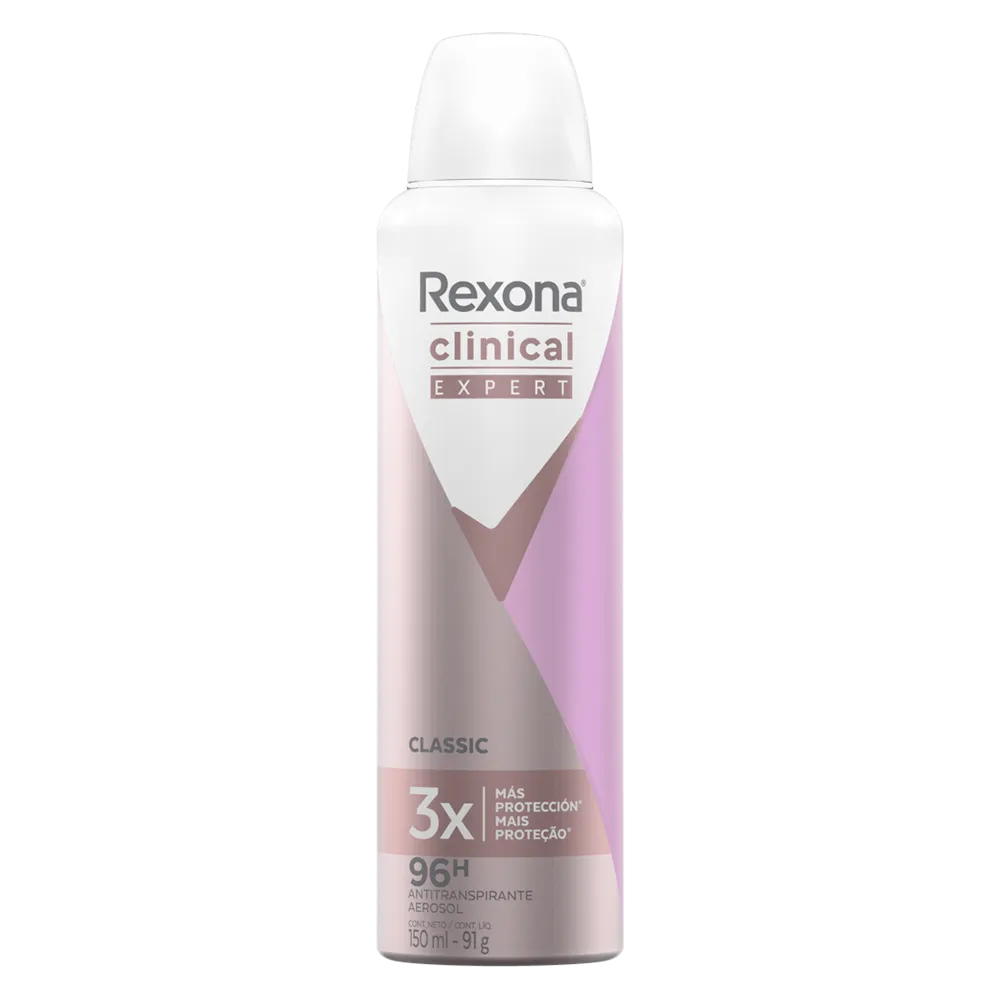 Antitranspirante Clinical Aerosol Classic Rexona 150 Ml