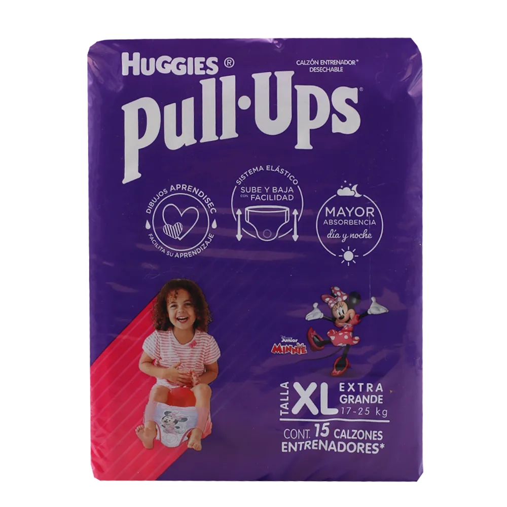 Calzon Entrenador Xl niña Pull Ups 15 Pza