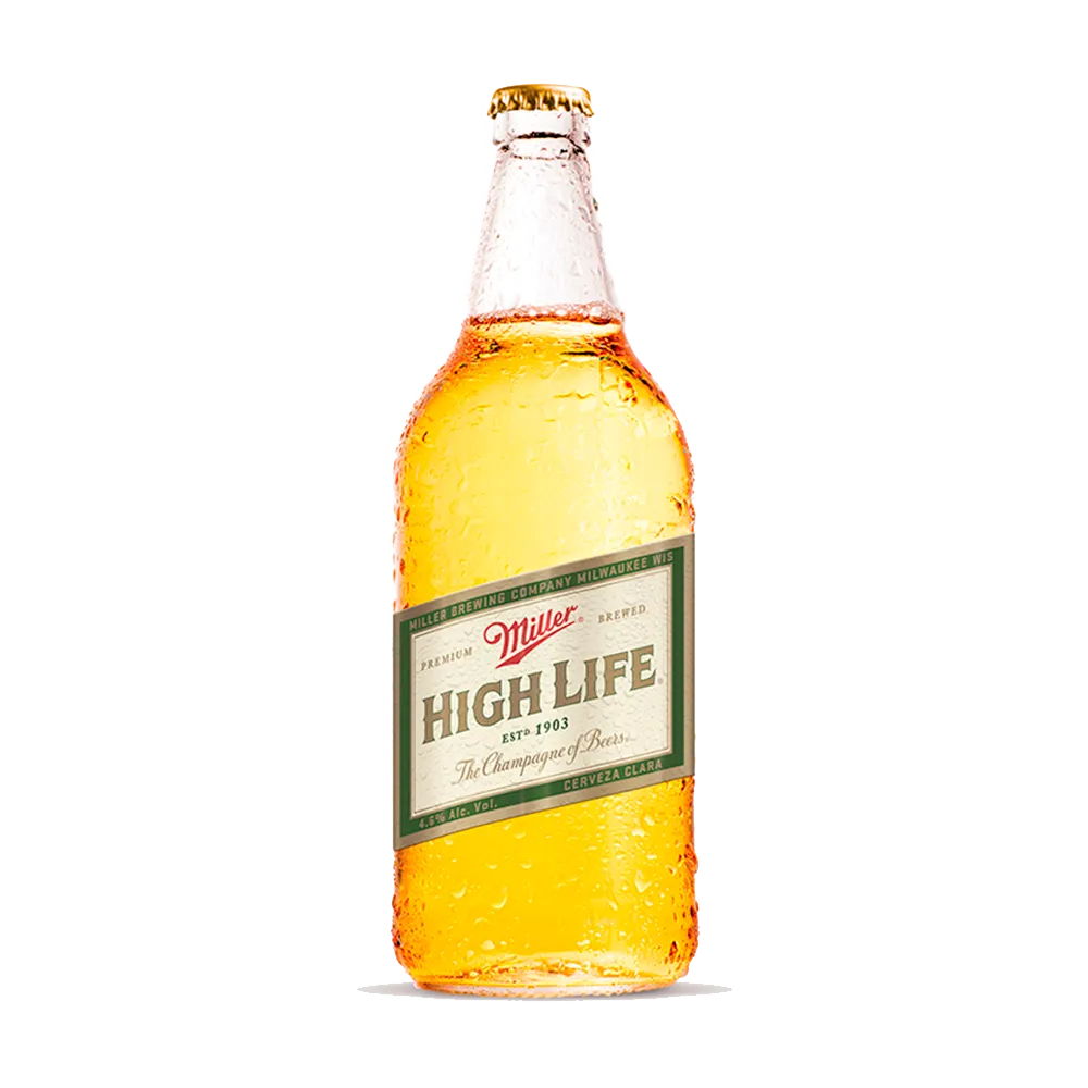 Cerveza Botella High Life Miller 940 Ml
