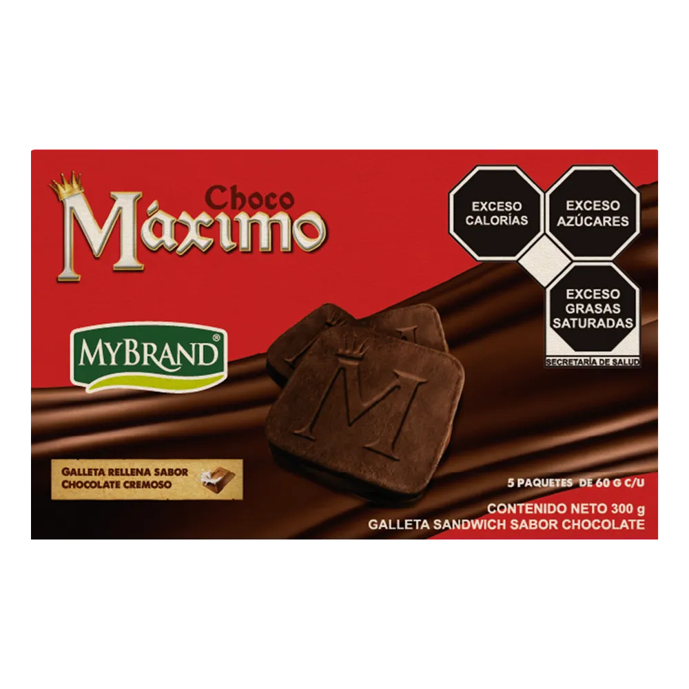 Galleta Chocomaximo Chocolate Mybrand 300 g