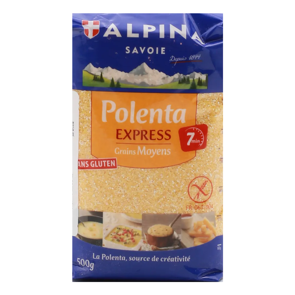 Harina Polenta Precocida Alpina Savoie 500 g