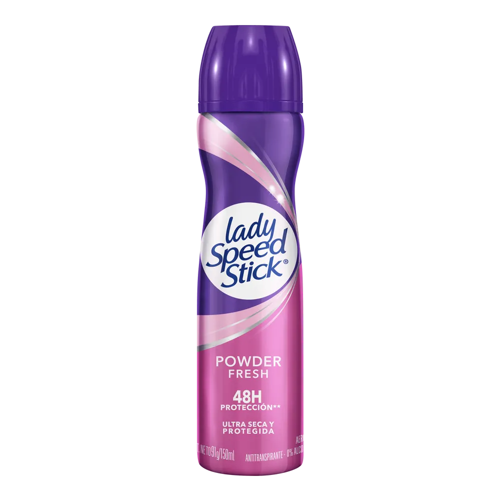 Antitranspirante Aerosol 24/7 Powder Fresh Lady Speedstick 150 Ml