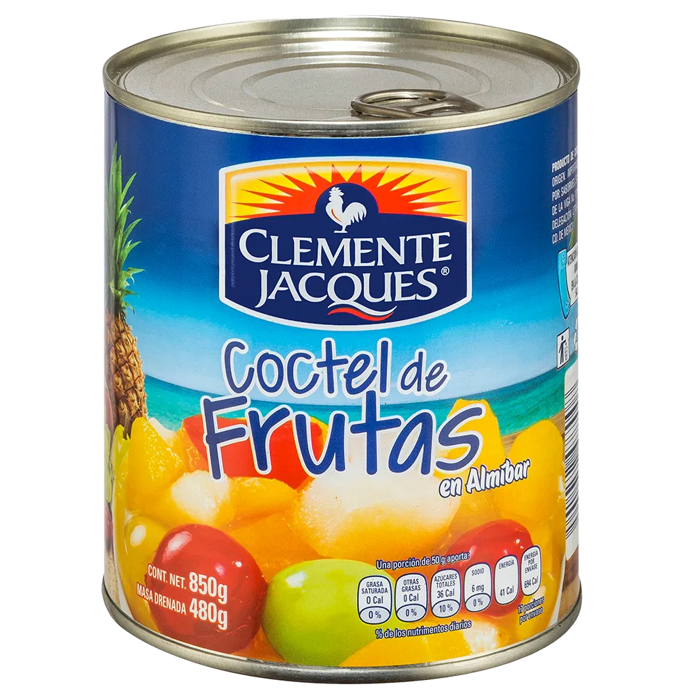 Coctel De Frutas En Almibar Clemente Jaques 850 Gr