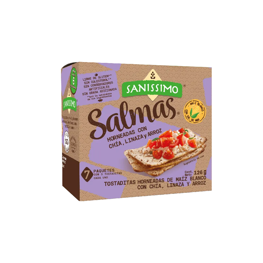 Salmas Crackers Ancestral Sanissimo 126 g