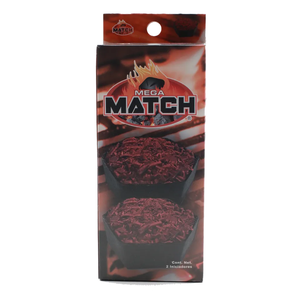 Iniciador De Fuego Para Carbon O Lena Megamatch 2 Pza