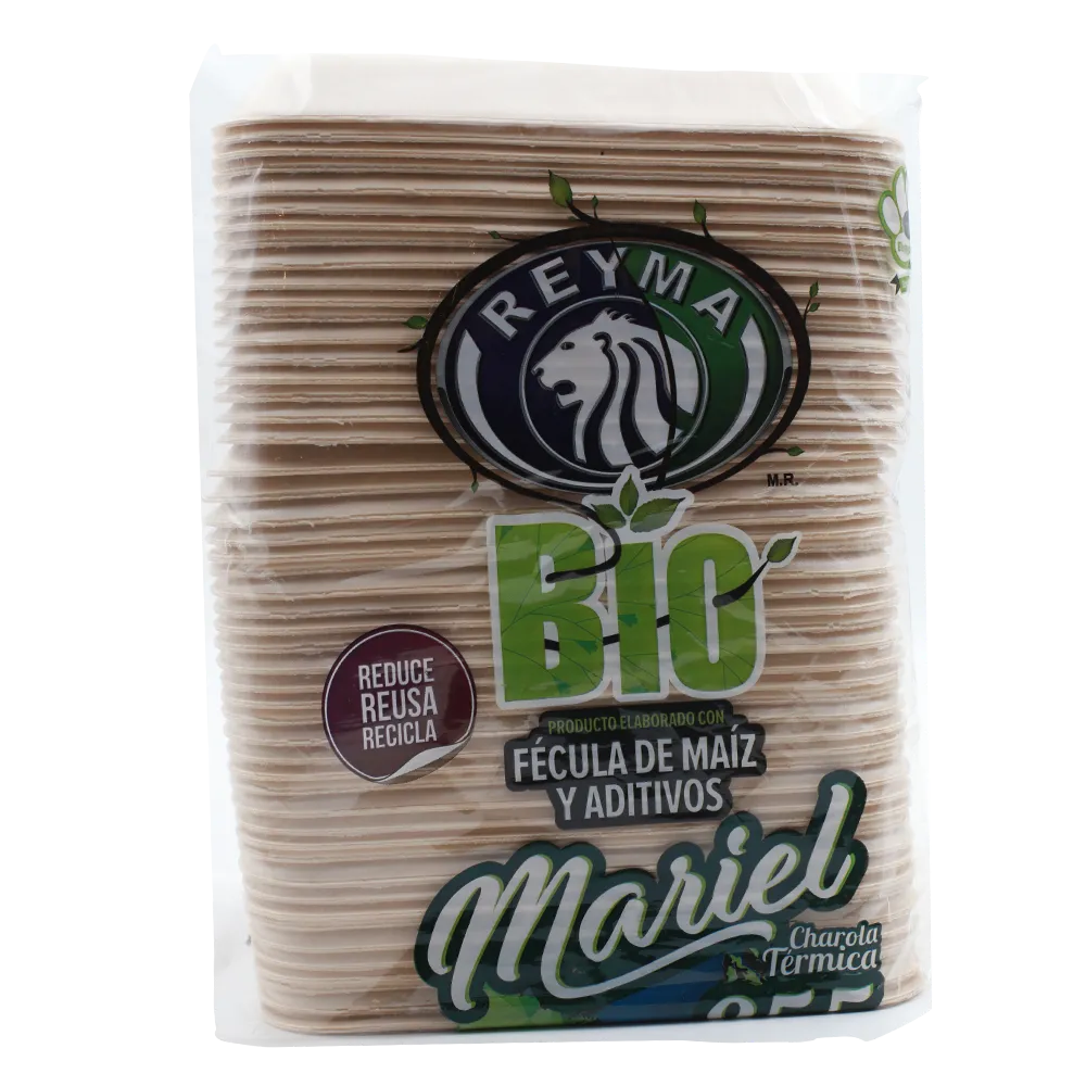 Charola Termica 855 Biodegradable Cafe Reyma 50 Pza