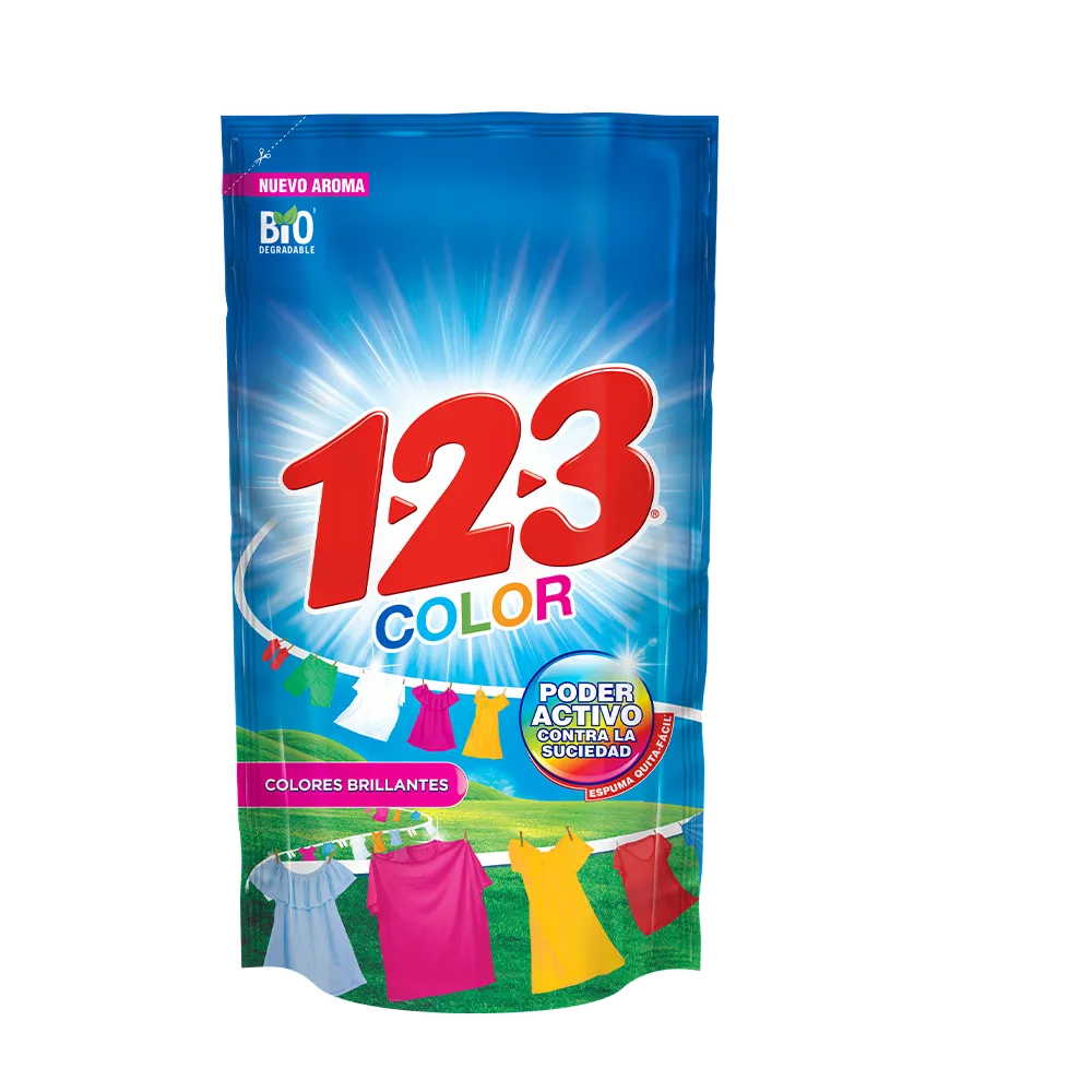 Detergente Liquido color 123 1 lt