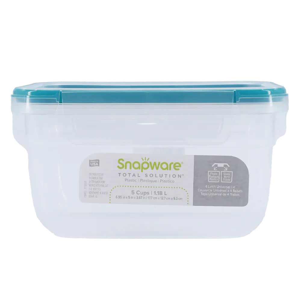 Contenedor Plastico Total Solution 1200 Ml Total Solution Snapware 1 Pza
