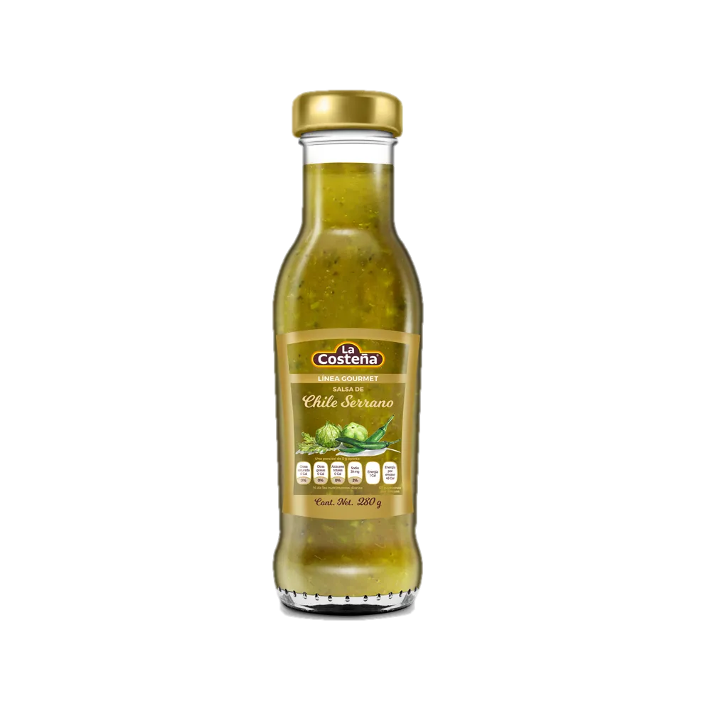 Salsa Picante Gourmet Chile Serrano La Costena 280 g