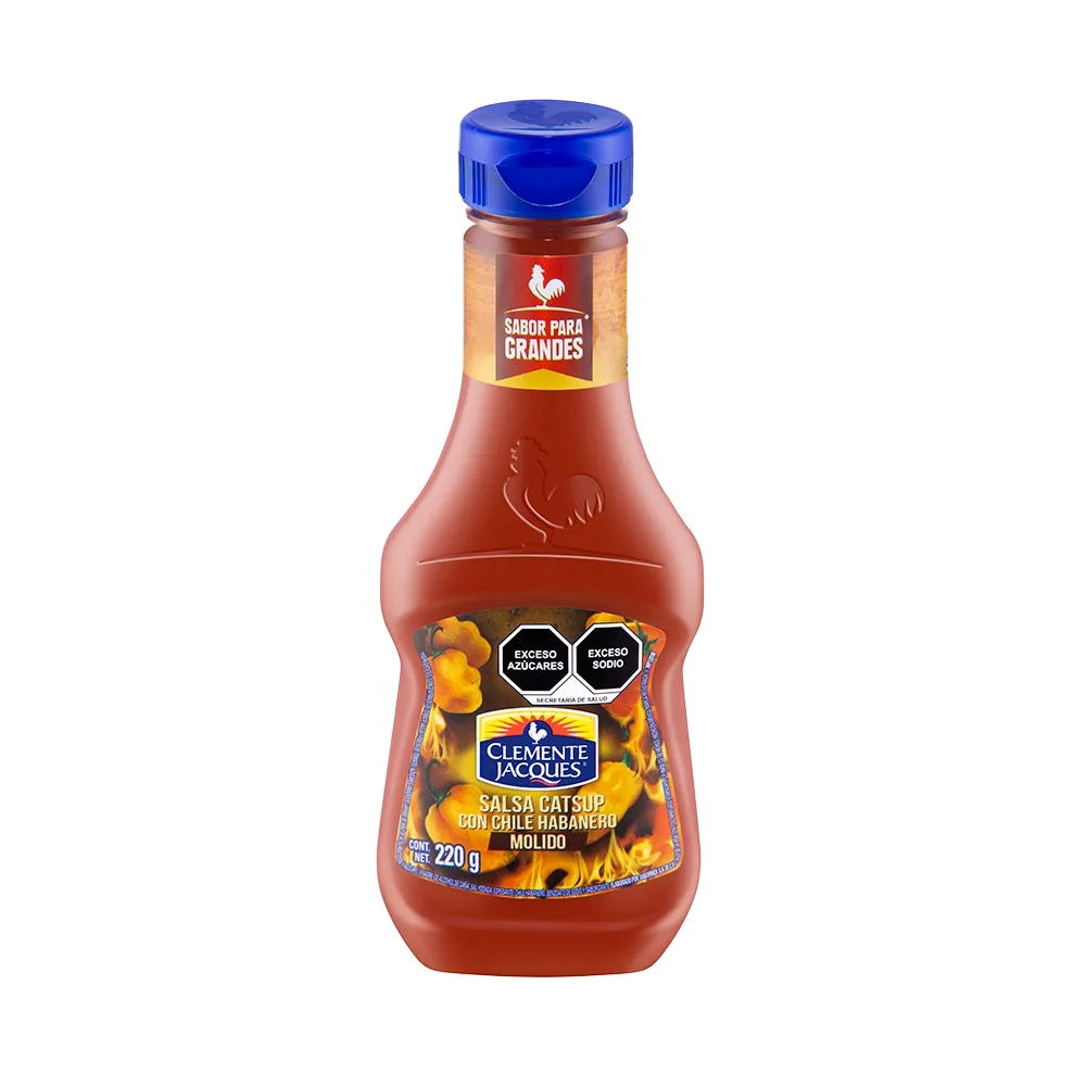 Salsa Catsup Con Chile Habanero Clemente Jaques 220 g