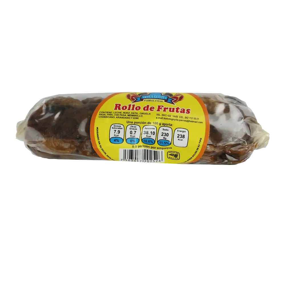 Rollo De Frutas Goyita 90 g