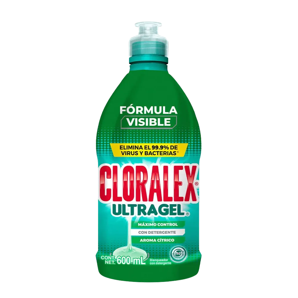 Blanqueador en Gel Concentrado Max citrico Cloralex 600 ml