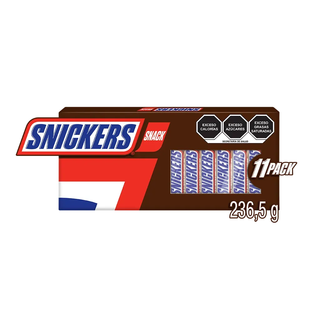 Caja Chocolates Minis Snickers 236.5 g