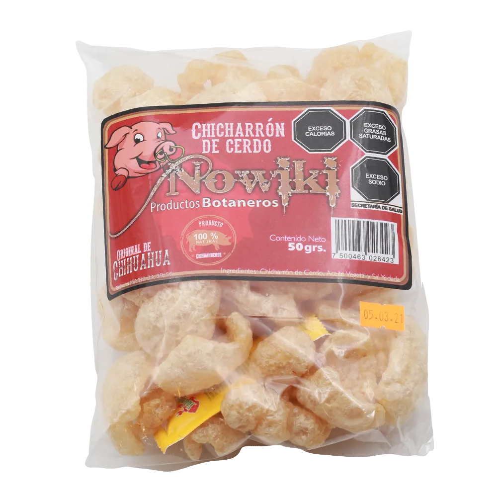 Chicharron De Cerdo Nowiki 50 g