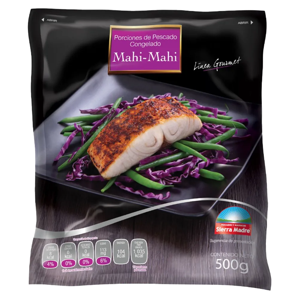 FILETE DORADO MAHI MAHI SIERRA MADRE 500 GRAMOS