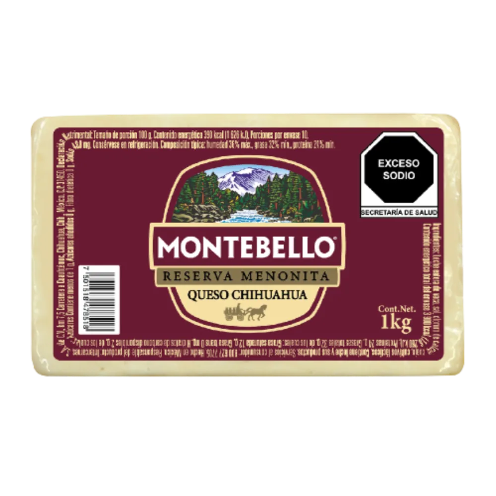 Queso Reserva Menonita Montebello Montebello Kg