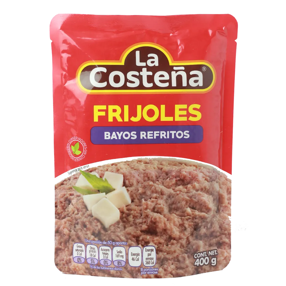 Frijol Bayos Refritos La Costeña 400 g