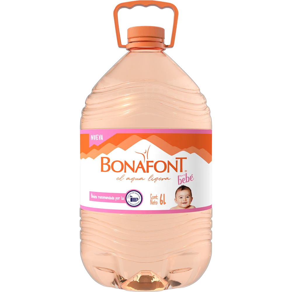 Agua Purificada Bebe Bonafont 6 Lt