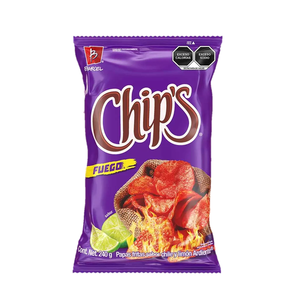 Chips Papas Fuego Barcel 240 g