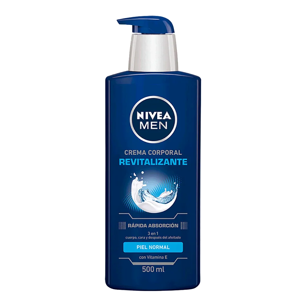Crema Piel Normal 3 En 1 Revitalizante Nivea Men 500 Ml