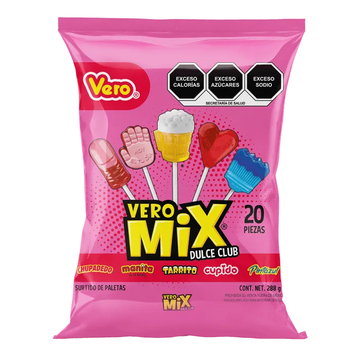 BOLSA PALETAS MIX DULCE CLUB TAIFELD'S 288 GRAMOS