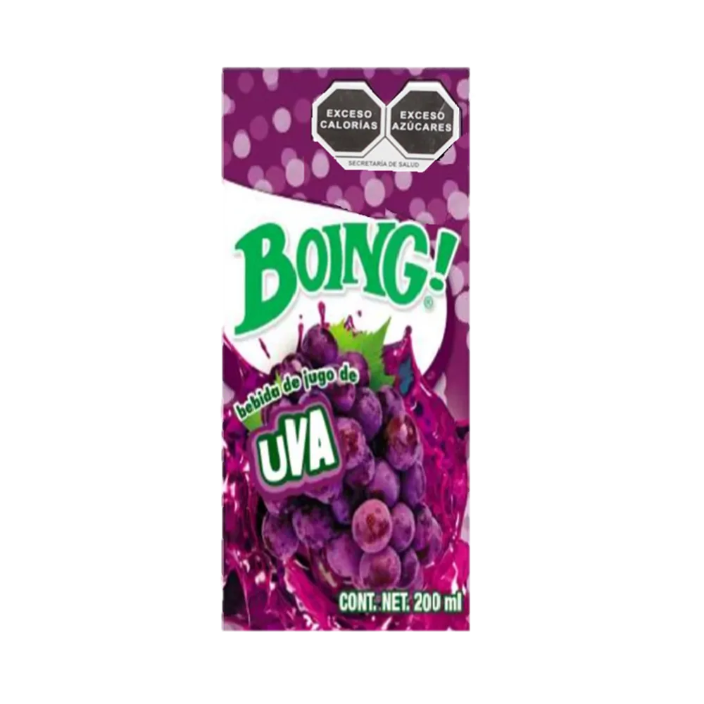 Bebida De Sabor Uva Boing 200 Ml