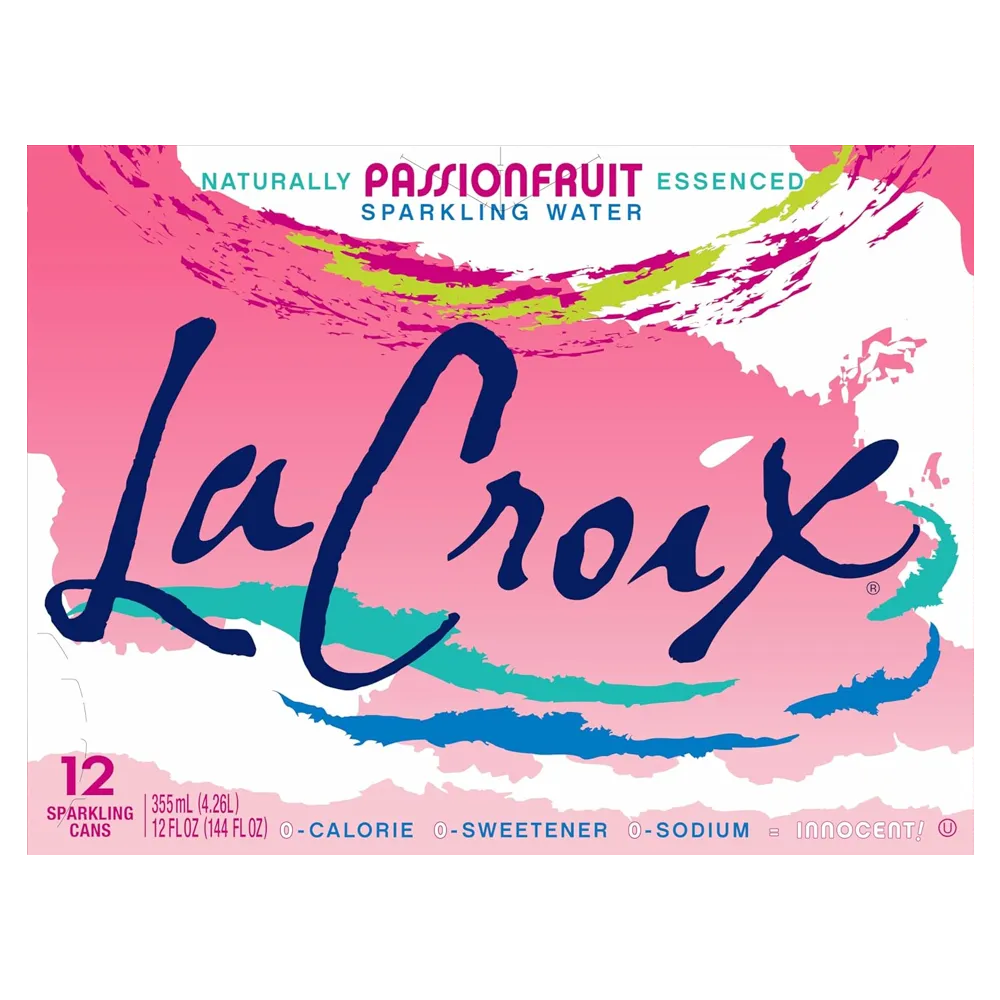 Sparkling Water Passionfruit Passionfruit La Croix 12 Pz