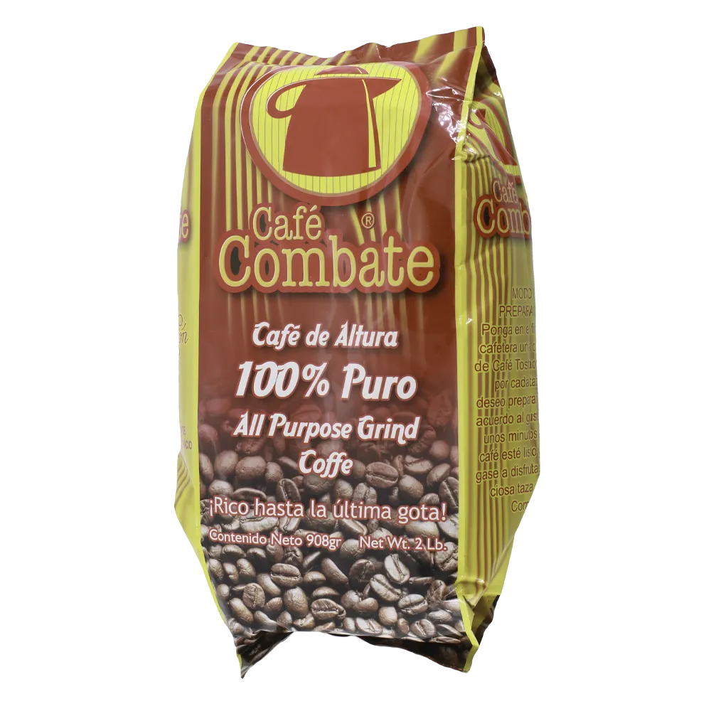 Cafe Tostado Y Molido De Altura Cafe Combate 908 Gr