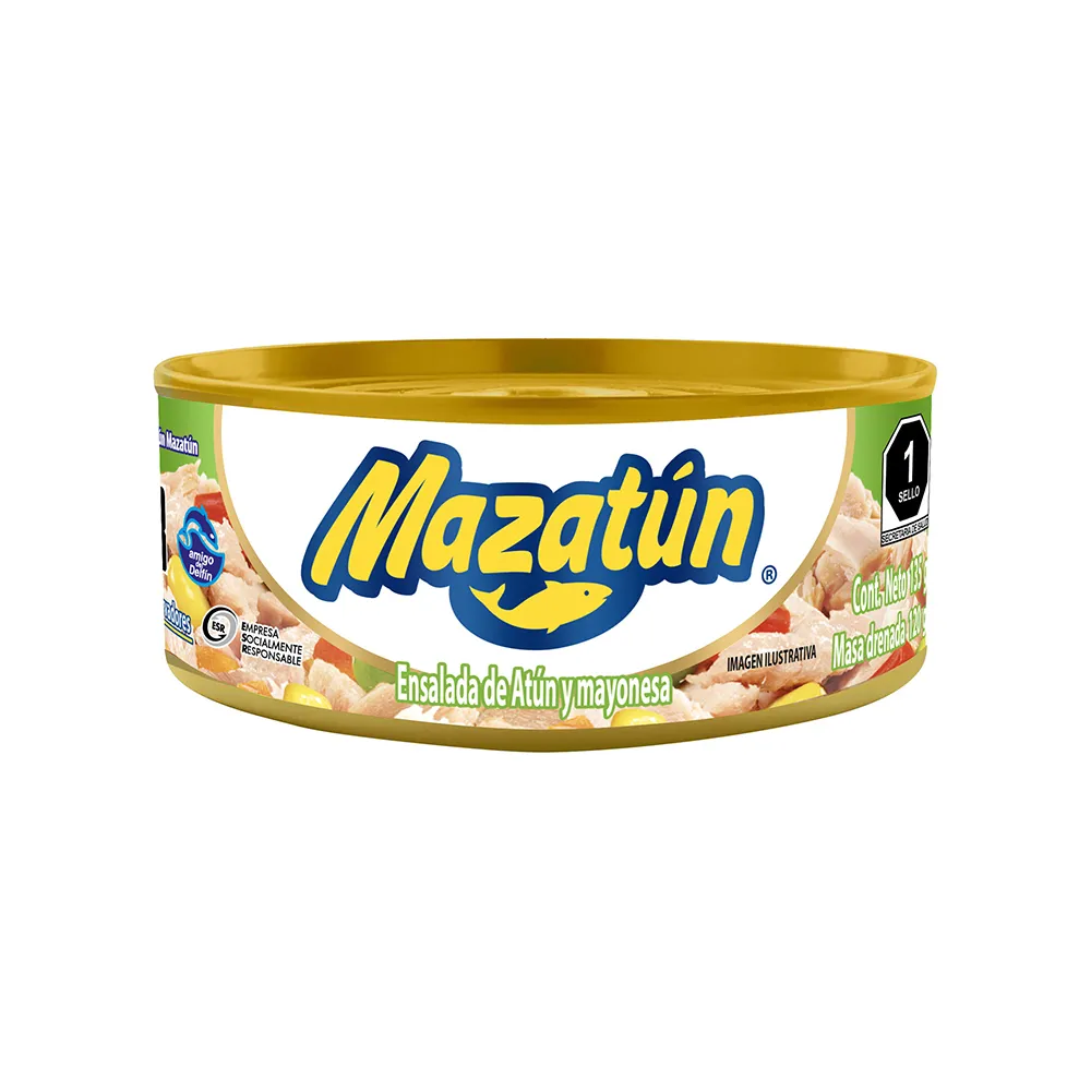 Atun 40% Verduras Y Mayon Mazatun 135 g