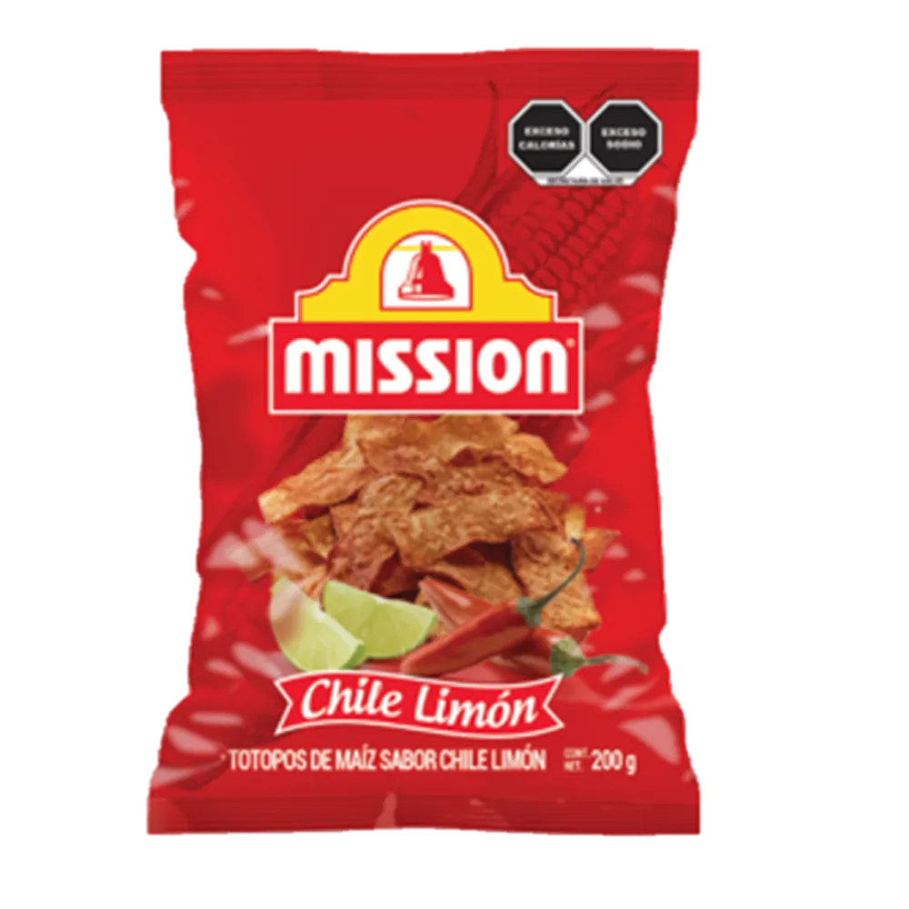 Totopo Chile Limon Mission 200 g