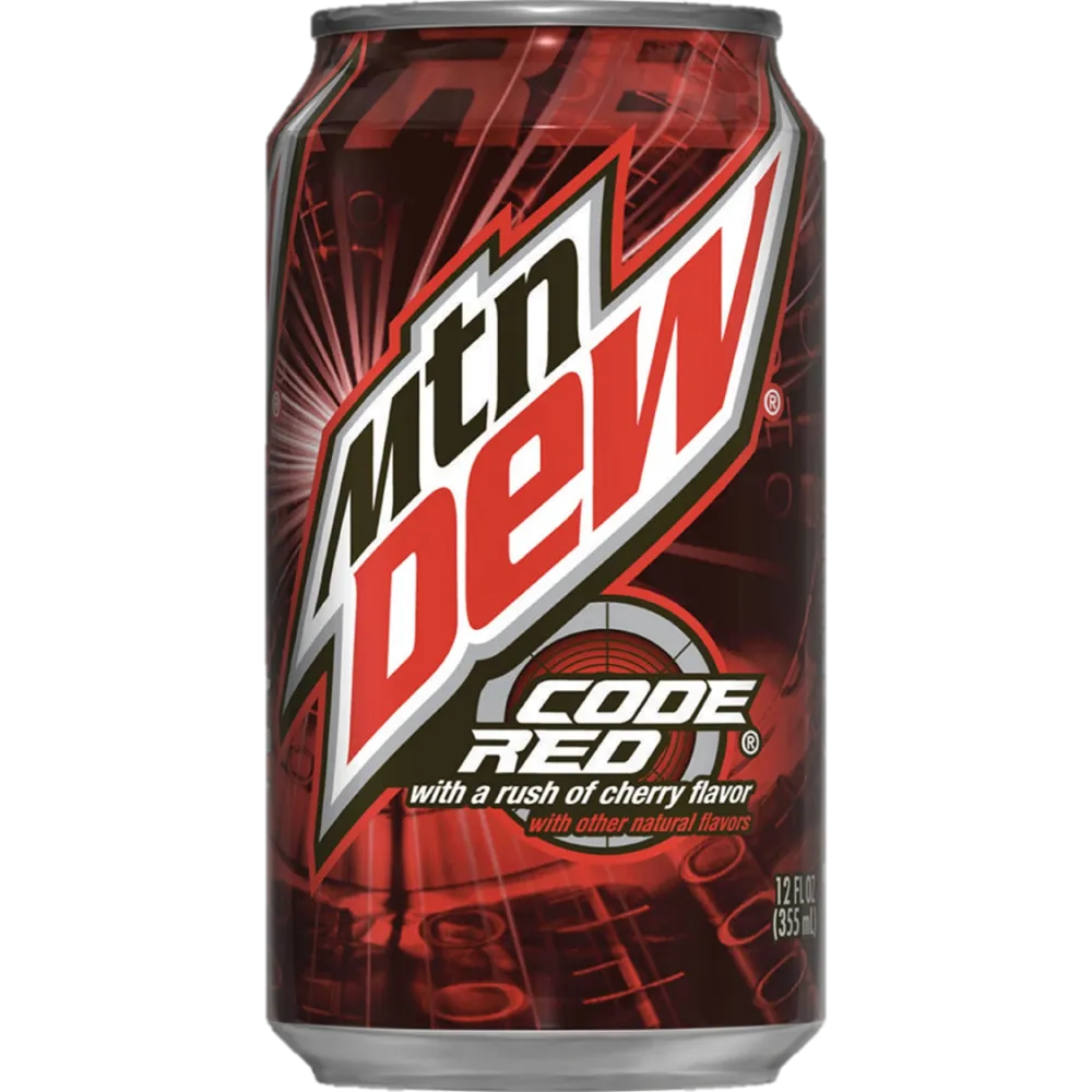 Refresco Mountain Dew Code Red Mountain Dew 12 oz