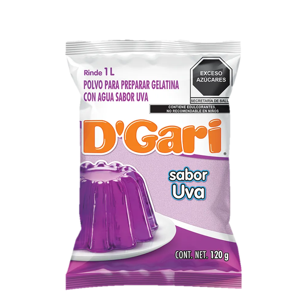 Gelatina Uva Dgari 120 Gr