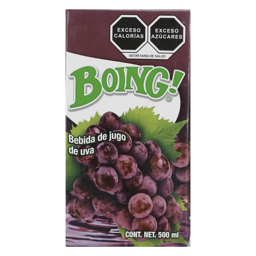 Bebida De Sabor Uva Boing 500 Ml