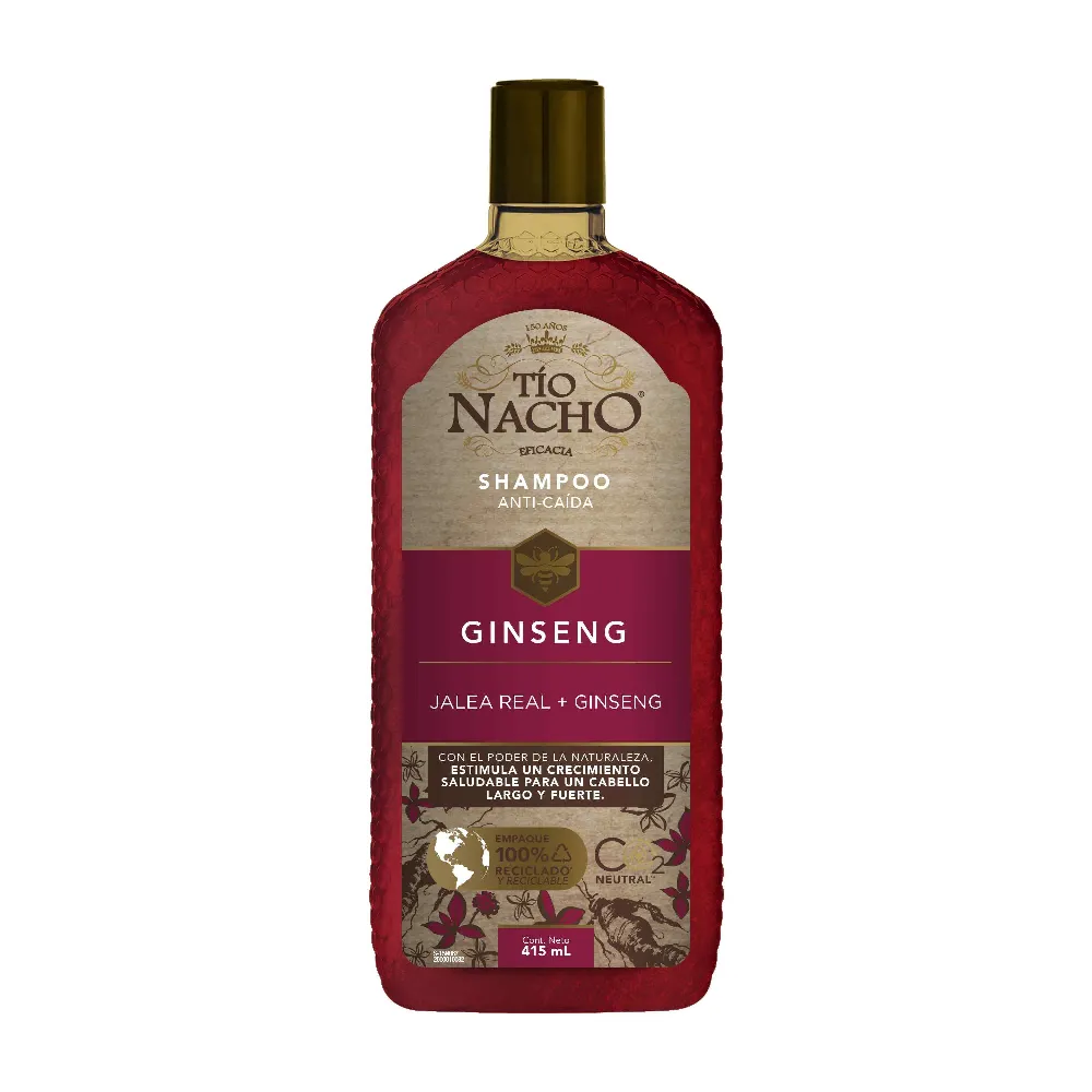 Tio Nacho Shampoo Ginseng Anti Caída 415 ml   415 Ml