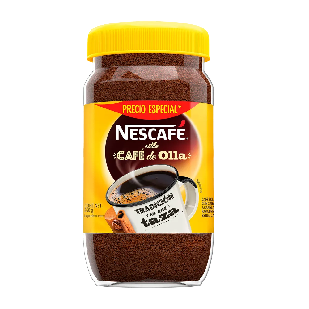 CAFE SOLUBLE DE OLLA NESCAFE 260 GRAMOS