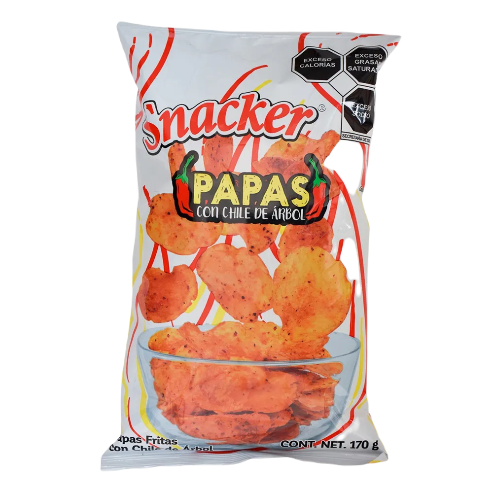Papa Casera Chile De Arbol Snacker 170 g