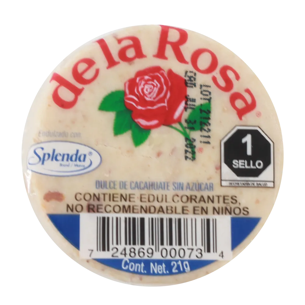 Mazapan Sin Azucar Splenda De La Rosa 21 g