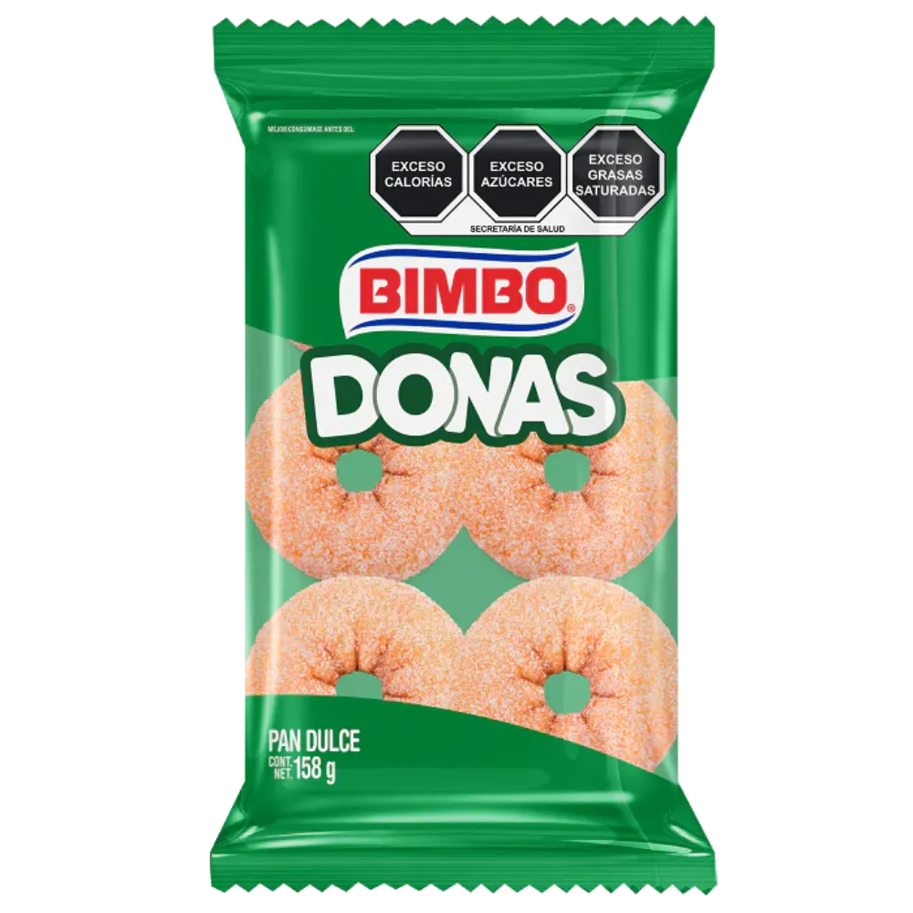 Donas Azucaradas 6Pz Bimbo 157 g