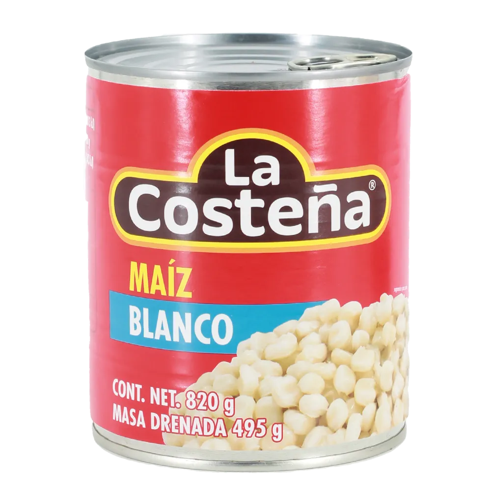 Maiz Para Pozole Blanco La Costeña 820 g