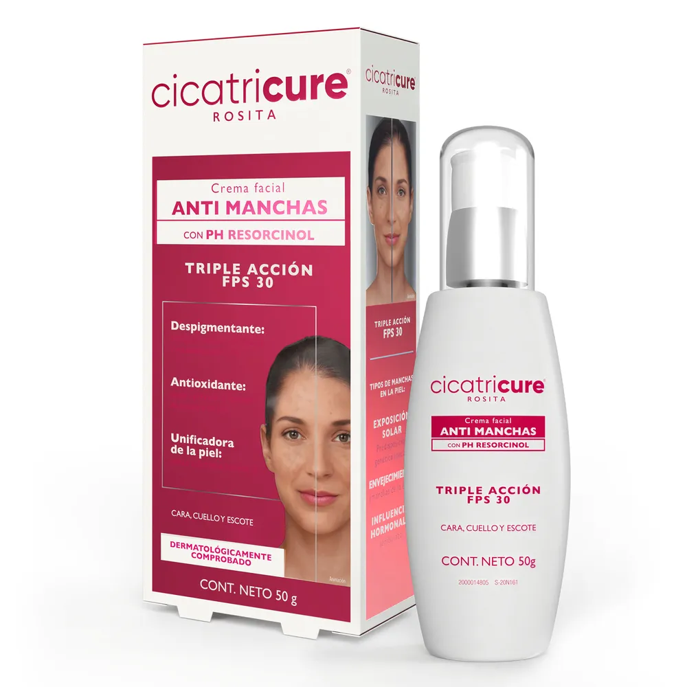 Cicatricure Antimanchas Crema Facial Fps 30 Antimanchas Cicatricure 50 g