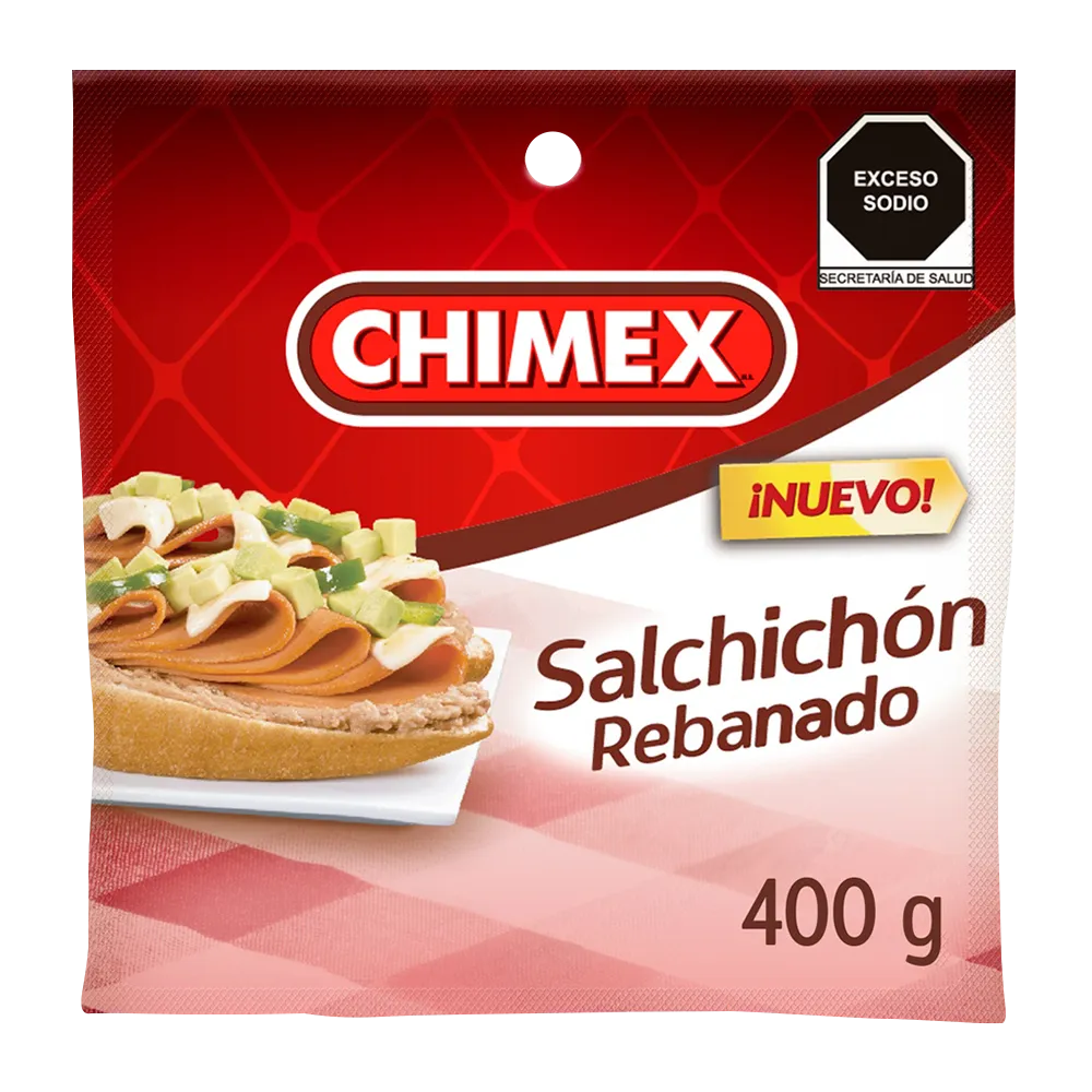 Salchichon Rebanado Chimex 400 Gr